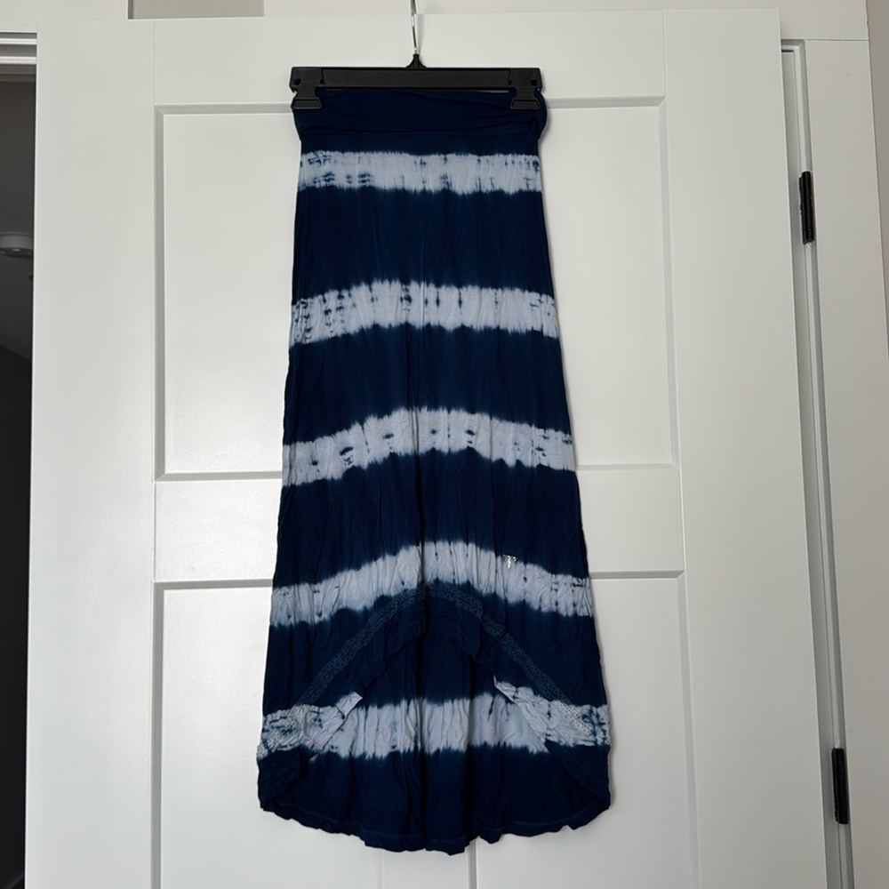 Tie dye maxi skirt
